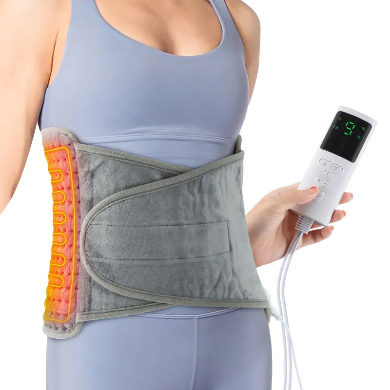 Back Heating Support Belt Heated Waist Brace With Adjustable Temperature