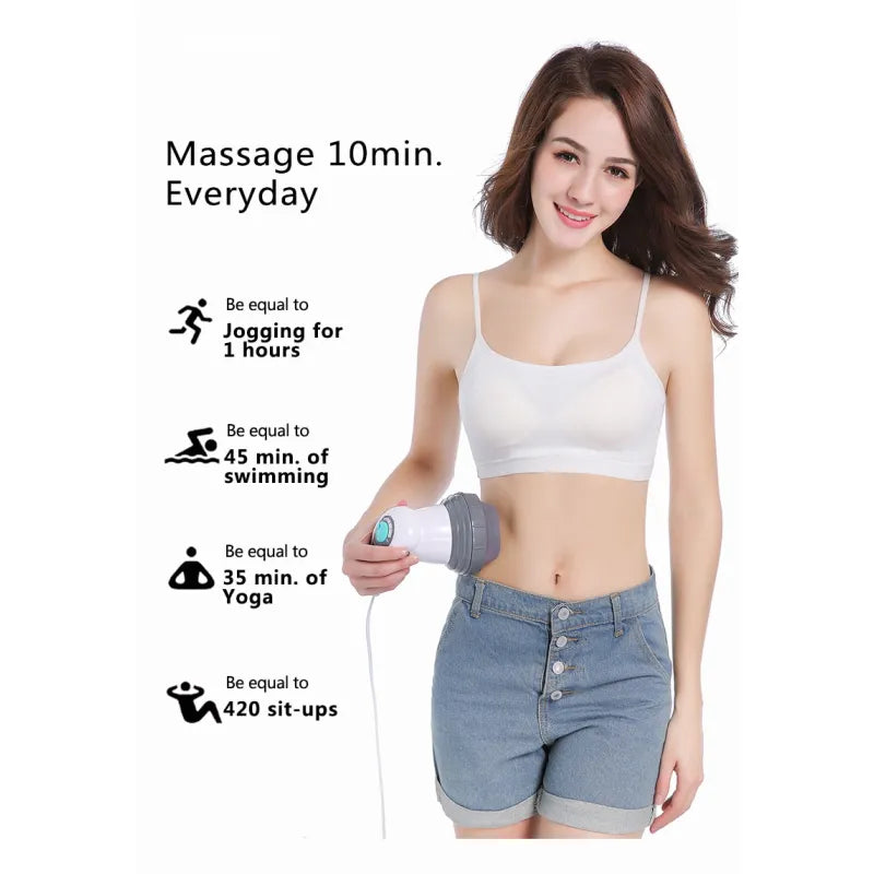 Electric Noiseless Vibration Kneading And Massage Roller Full Body Massager