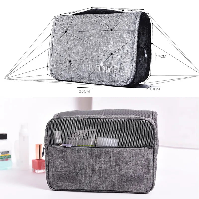 Travel Hanging Toiletry Bag Travel Kit Shaving Bag Waterproof Large Makeup Bag
